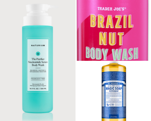 Body Washes that my body loves! cover photo collage