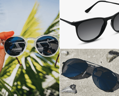 Sunglasses cover photo collage