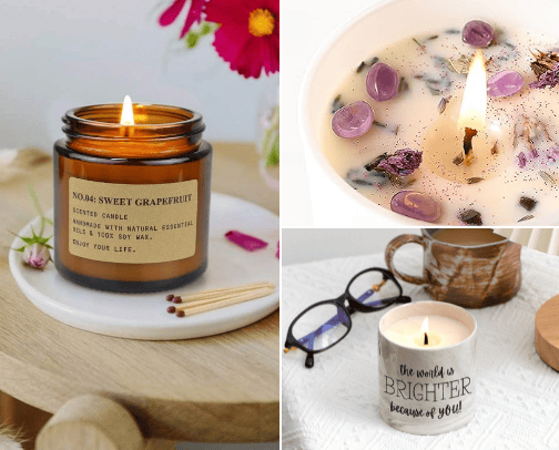 | Candles | ( to light your life, everything you need) cover photo collage