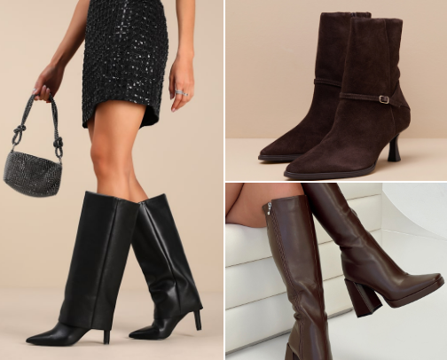 my favorite shoes for boot season cover photo collage