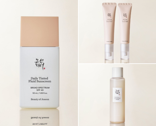 Korean Skin care cover photo collage