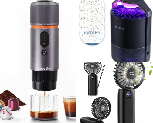 Camping Electronics - Hi-Tech cover photo collage