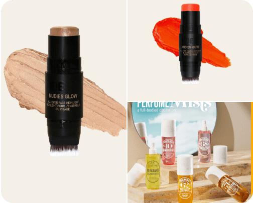 Beauty/Makeup cover photo collage