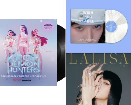 Vinyl Seoulstice: K-Pop Pressed to Perfection cover photo collage