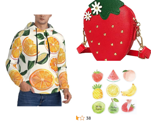 Fruitcore Scholar: Citrus-Soaked Style for Bright Minds cover photo collage