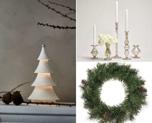 Cozy Neutral Christmas Decor cover photo collage