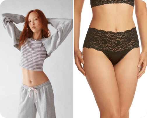 Clothing from TikTok cover photo collage