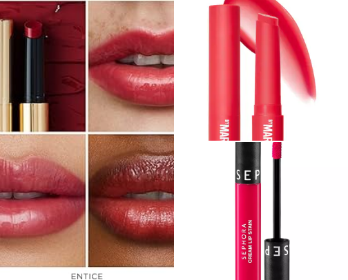 red lips - they elevate every outfit cover photo collage
