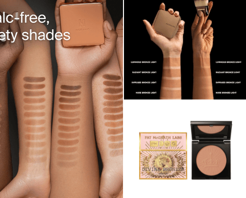 Powder Bronzers cover photo collage