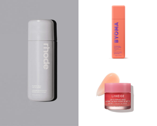 Skincare that gives you glass skin ✨ cover photo collage