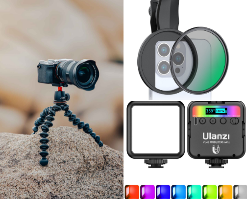 Hiking & Travel Smartphone Filmmaking Gear: 16 Outdoor Creator Essentials cover photo collage