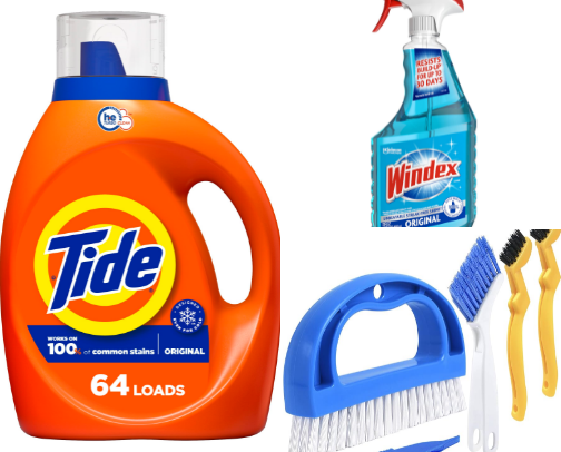 cleaning supplies that make a difference cover photo collage