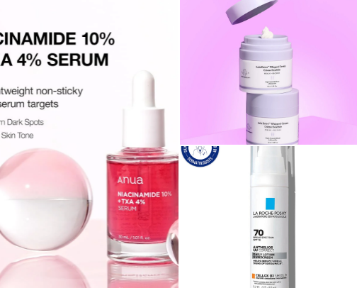 My go-to picks for soft , clear , glowing skin cover photo collage