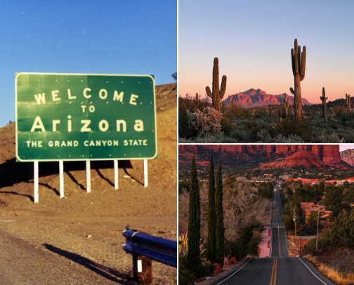 Arizona Unlocked: Your Guide to the Best the State Has to Offer! cover photo collage