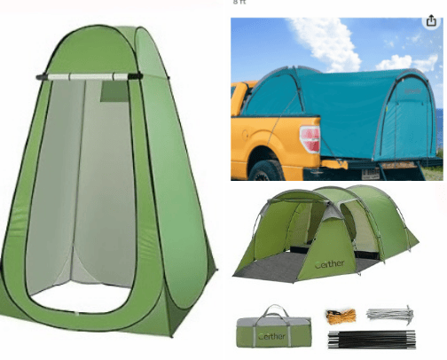 Camping 🏕️ cover photo collage