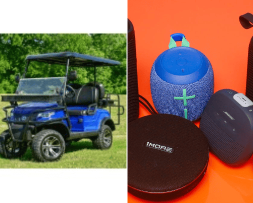 Golf Cart Fun cover photo collage