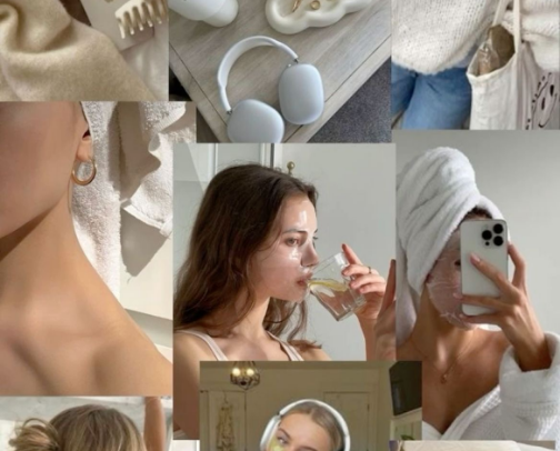 It-Girl Skincare Routine 🧖🏽‍♀️🫧 cover photo collage