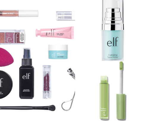 E.l.f cosmetics cover photo collage