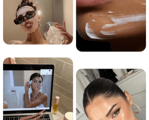 Skincare ✨ cover photo collage