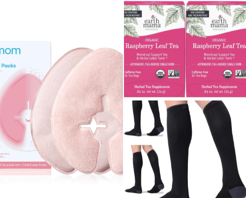 Healing + Recovery Essentials for Postpartum Care cover photo collage