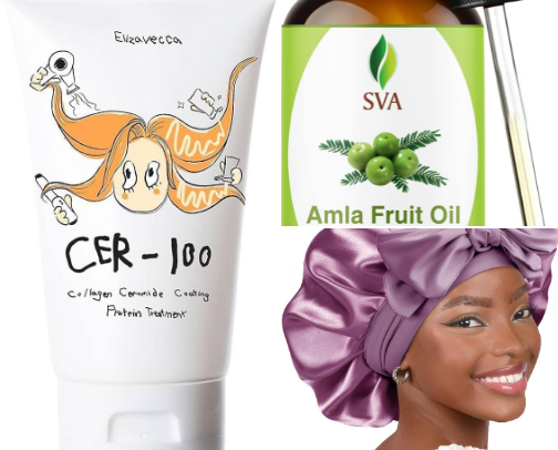 Lets fix my damaged hair! cover photo collage