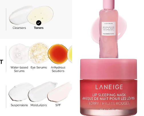 Skincare cover photo collage