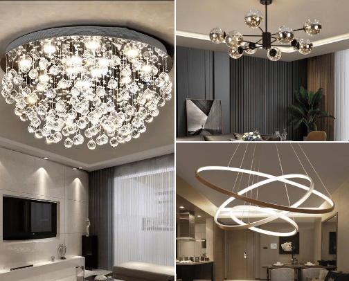 home lighting cover photo collage