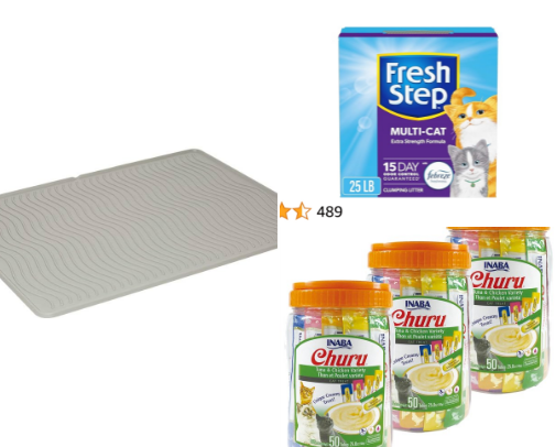 Cat products I swear by cover photo collage
