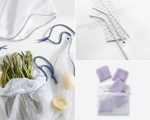 Reduce, Reuse, Recycle - eliminate single-use plastics and paper products cover photo collage