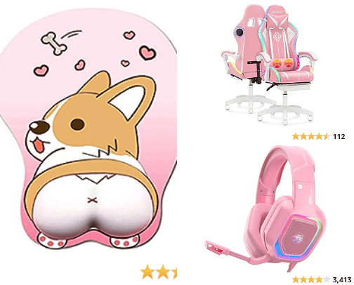 Stylish Pink Workspace Oasis cover photo collage