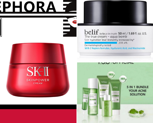 Rekomendasi skincare cover photo collage