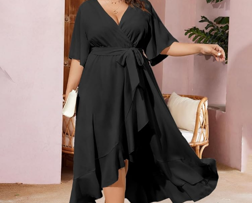 Plus size party dresses cover photo collage