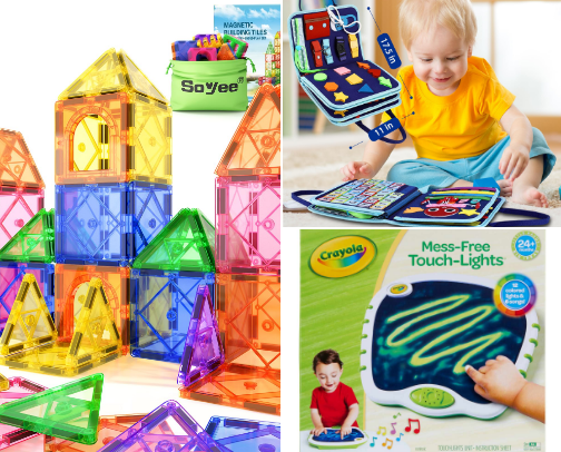 Toddler Activities/Avoiding Screen Time cover photo collage