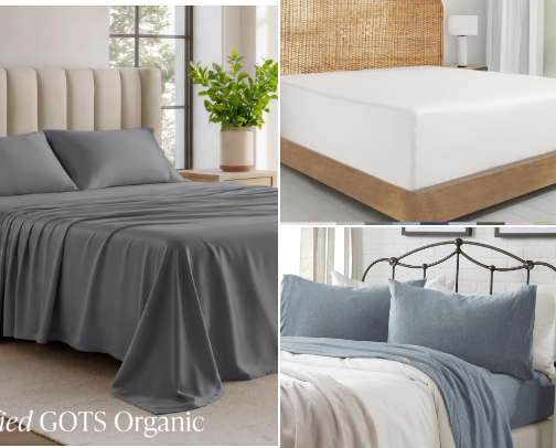The sheets that allow you to sleep comfortably. cover photo collage