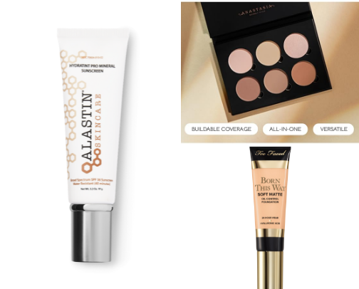 Full Makeup Routine cover photo collage