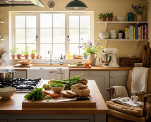 The Heart of the Home: The Kitchen cover photo collage