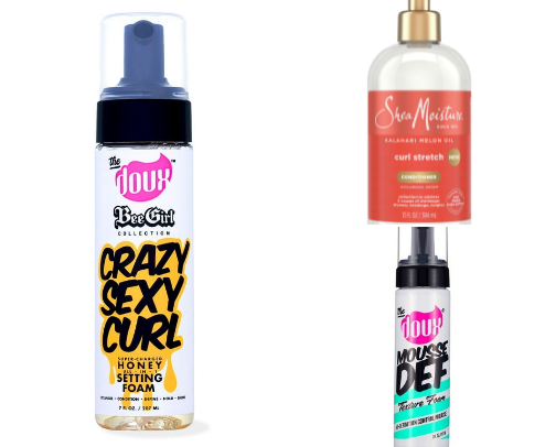 Curly Hair Must Have Products cover photo collage
