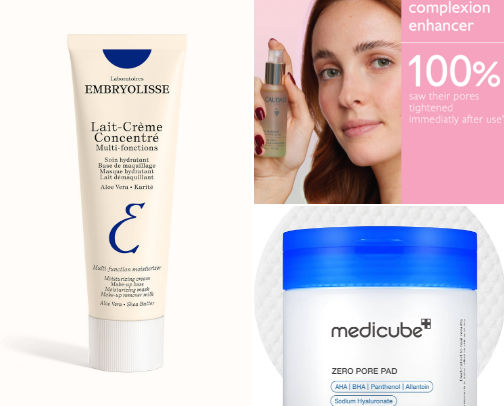 Skincare cover photo collage