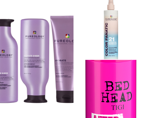 Hair products cover photo collage