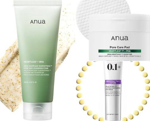 my current skincare routine ft. my anua favs! cover photo collage