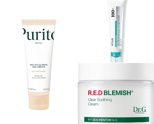 Fungal acne safe moisturizers cover photo collage