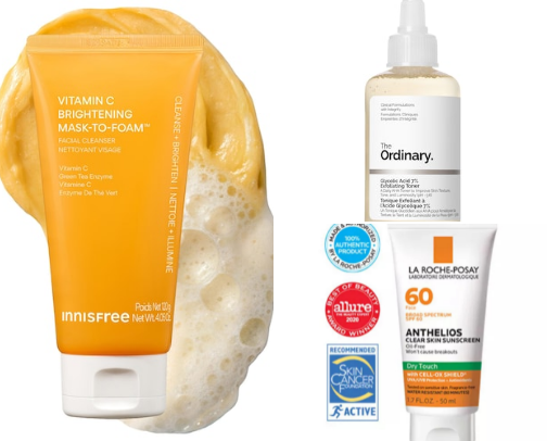 The Only Skincare & Makeup Essentials List You’ll Ever Need ✨ cover photo collage