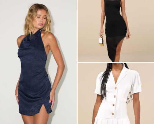 Dresses under 50€ cover photo collage