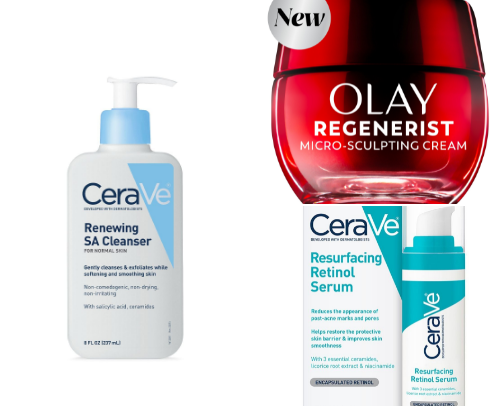 My Go-To Skincare ✨ cover photo collage