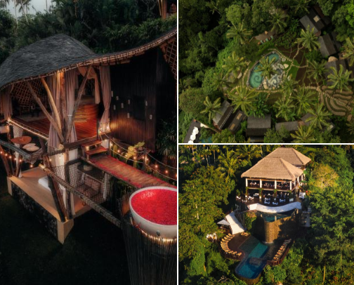 Unique Stays in Bali cover photo collage