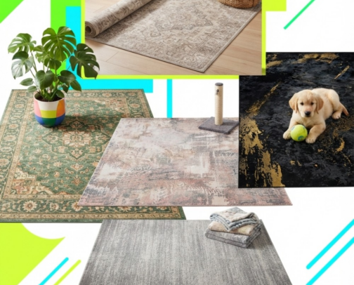 Washable Area Rugs on Amazon: Top Pet-Friendly & Durable Rug Deals cover photo collage