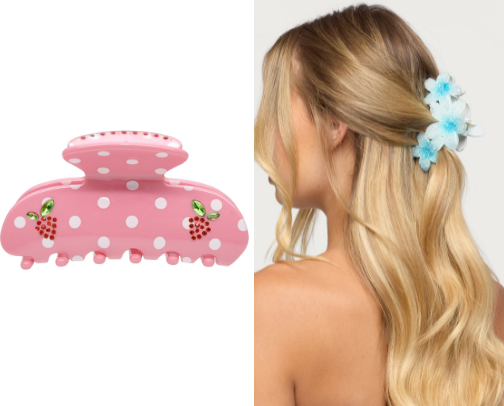 Stink’n cute hair accessories cover photo collage