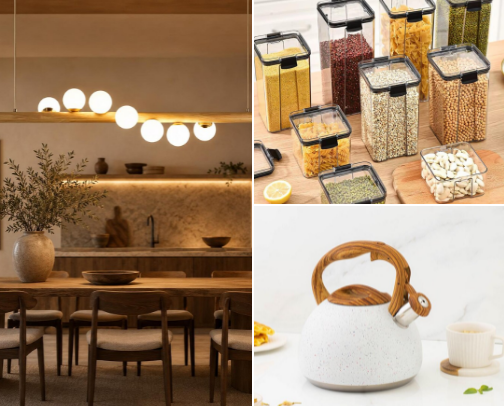 Aesthetic Kitchen Essentials — Minimal & Cozy Kitchen Finds cover photo collage