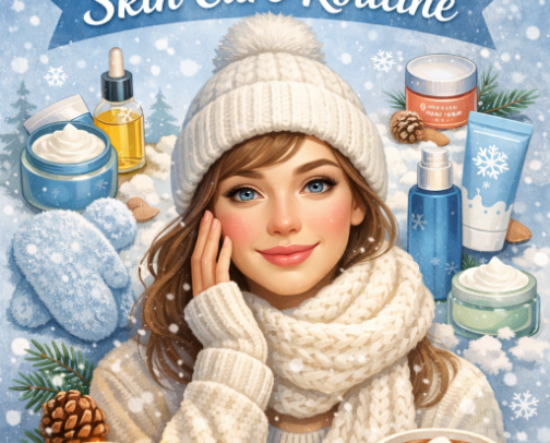 How my skin survives the winter. cover photo collage