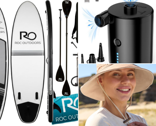 Paddle Boarding cover photo collage